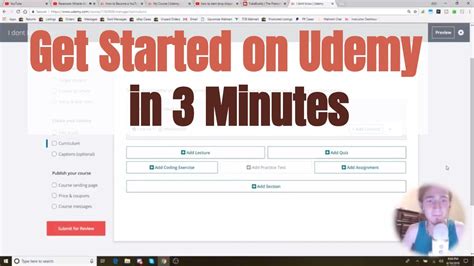 How to Get Started in Udemy .